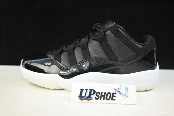 AIR AV2187 AV2187-001 001 BLACK-WHITE LOW 11 RETRO JORDAN 0820